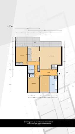 Floorplan - Merellaan 697, 3145 GC Maassluis